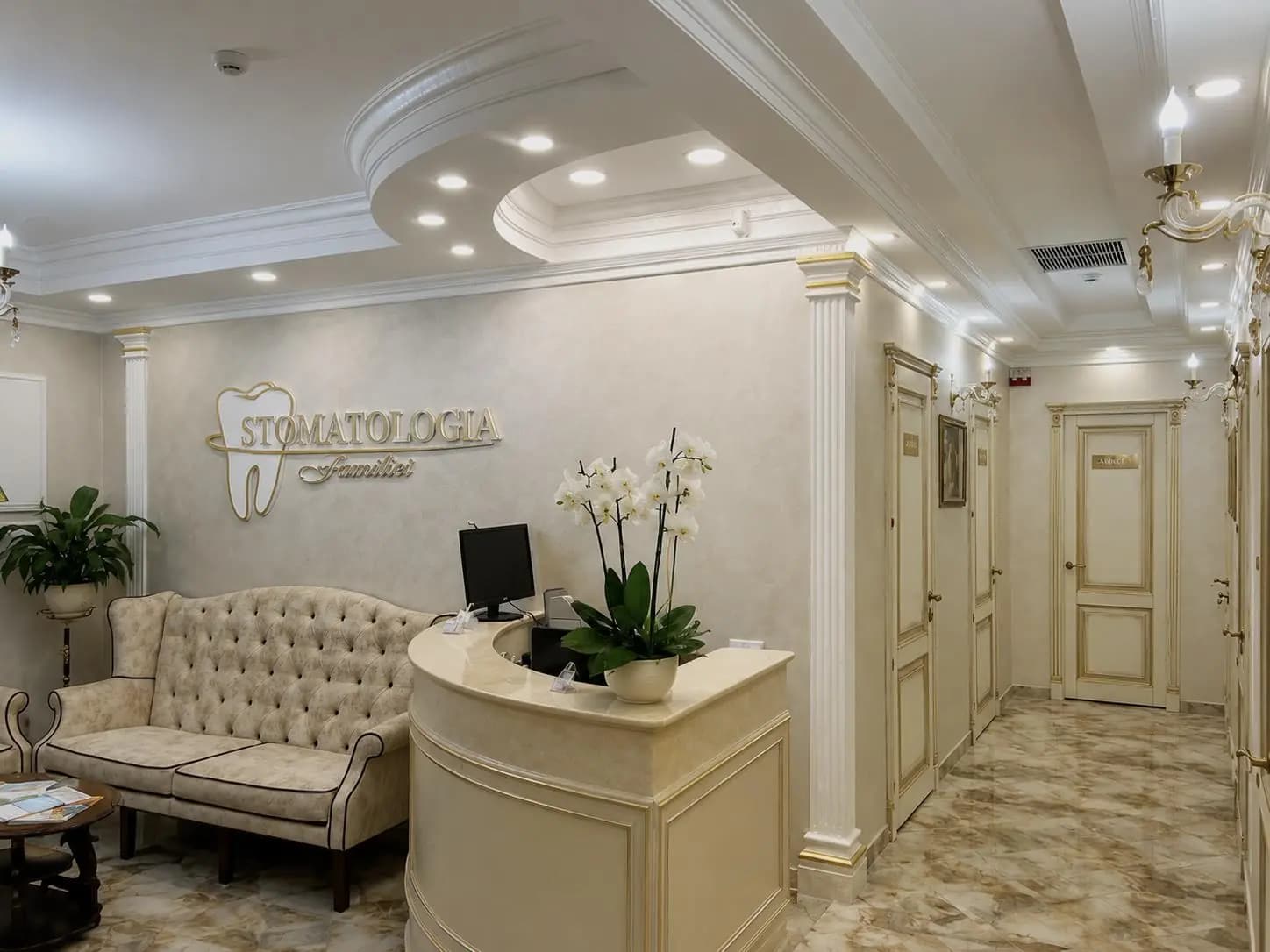 Interiorul clinicii Stomatologia Familiei